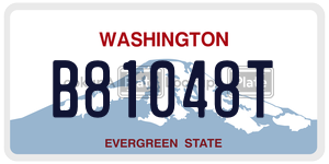 B81048T  license plate in WA