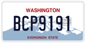 BCP9191  license plate in WA