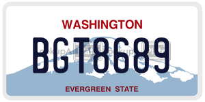 BGT8689  license plate in WA