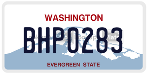 BHP0283  license plate in WA