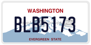 BLB5173  license plate in WA