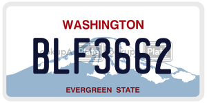 BLF3662  license plate in WA