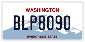 BLP8090  license plate in WA