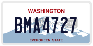 BMA4727  license plate in WA