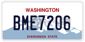 BME7206  license plate in WA