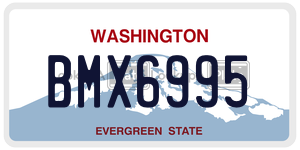 BMX6995 license plate in Washington