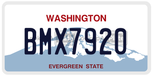 BMX7920  license plate in WA