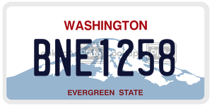 BNE1258  license plate in WA