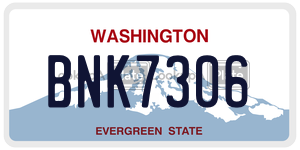 BNK7306  license plate in WA