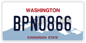 BPN0866  license plate in WA