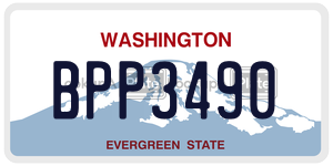 BPP3490  license plate in WA