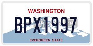 BPX1997  license plate in WA