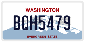 BQH5479  license plate in WA