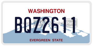 BQZ2611  license plate in WA