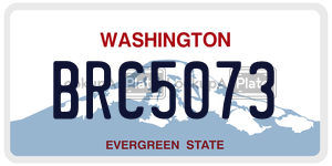 BRC5073  license plate in WA