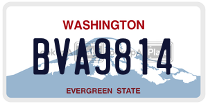 BVA9814  license plate in WA