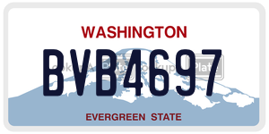 BVB4697  license plate in WA