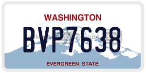 BVP7638  license plate in WA