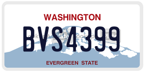 BVS4399  license plate in WA