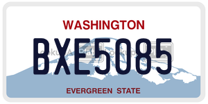 BXE5085  license plate in WA