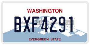 BXF4291  license plate in WA