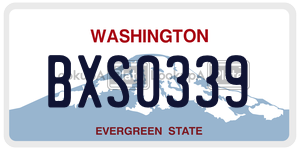 BXS0339  license plate in WA