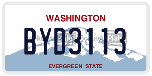 BYD3113  license plate in WA
