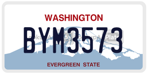 BYM3573  license plate in WA