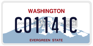 C01141C  license plate in WA
