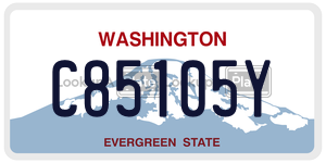 C85105Y  license plate in WA