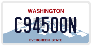 C94500N  license plate in WA