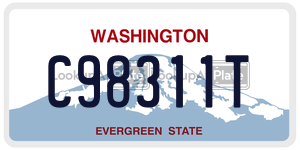 C98311T  license plate in WA