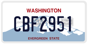 CBF2951  license plate in WA