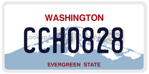 CCH0828  license plate in WA