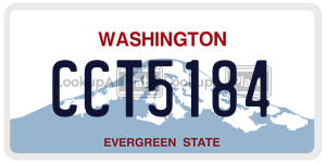 CCT5184  license plate in WA
