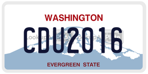 CDU2016  license plate in WA