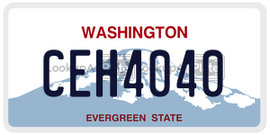 CEH4040  license plate in WA