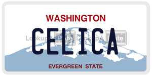 CELICA  license plate in WA
