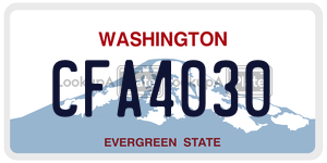CFA4030  license plate in WA