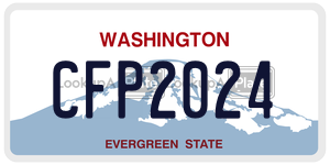 CFP2024  license plate in WA