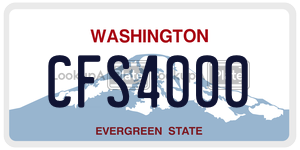 CFS4000  license plate in WA
