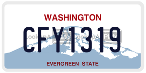 CFY1319 license plate in Washington