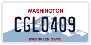 CGL0409  license plate in WA