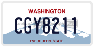 CGY8211  license plate in WA