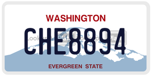 CHE8894  license plate in WA