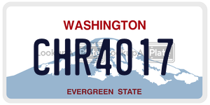 CHR4017  license plate in WA
