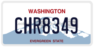 CHR8349  license plate in WA
