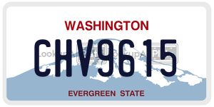 CHV9615  license plate in WA