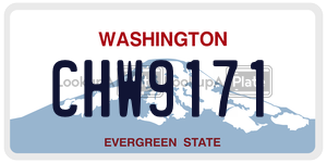 CHW9171  license plate in WA