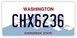 CHX6236  license plate in WA